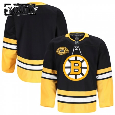 Boston Bruins Trikot Custom Fanatics Premium 100th Anniversary 2024-25 Schwarz Ausweich - Kinder Boston Bruins Trikot Custom Fanatics Premium 100th Anniversary 2024-25 Schwarz Ausweich - Kinder